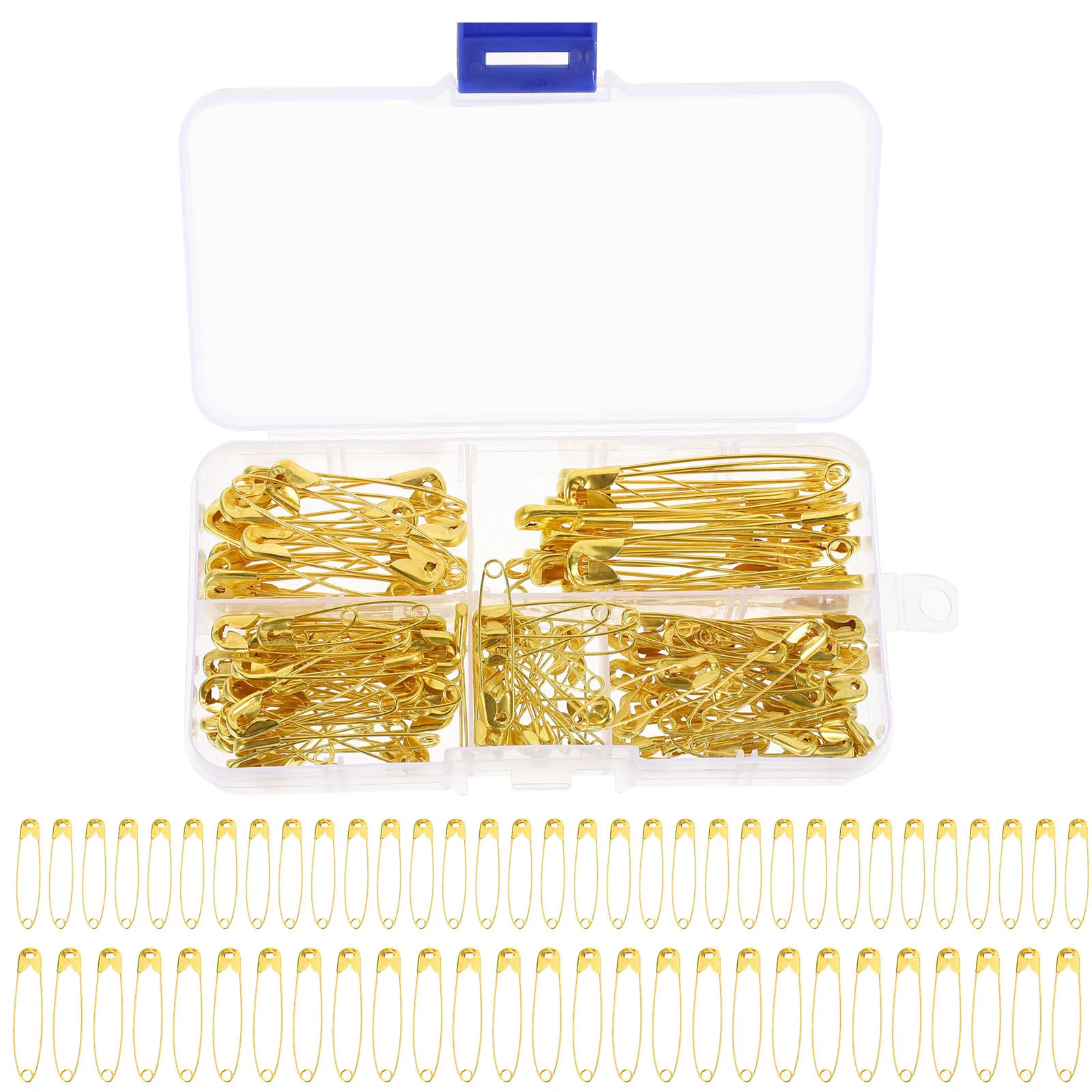 

150 Pcs Safety Pins Mini Craft Fixing Clothing Apparel Practical Multi Function Metal Brooch DIY Chest Pin Accessories
