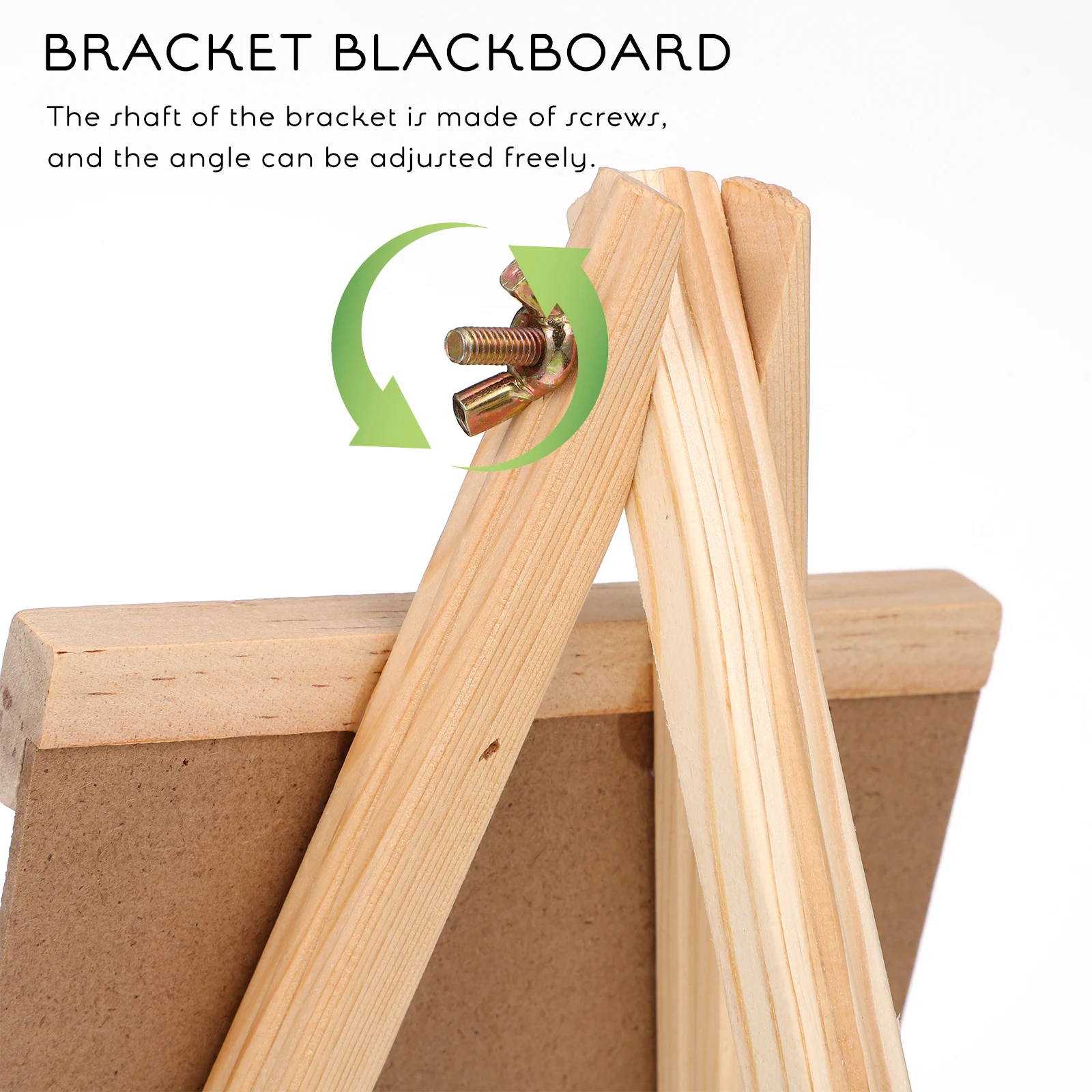 سبورة خشبية صغيرة على سطح الطاولة، حامل سبورة مطعم، ديكور منزلي، سهل التنظيف، محمول، قابل لإعادة الاستخدام، قائمة هدايا، بوفيه حلوى #4