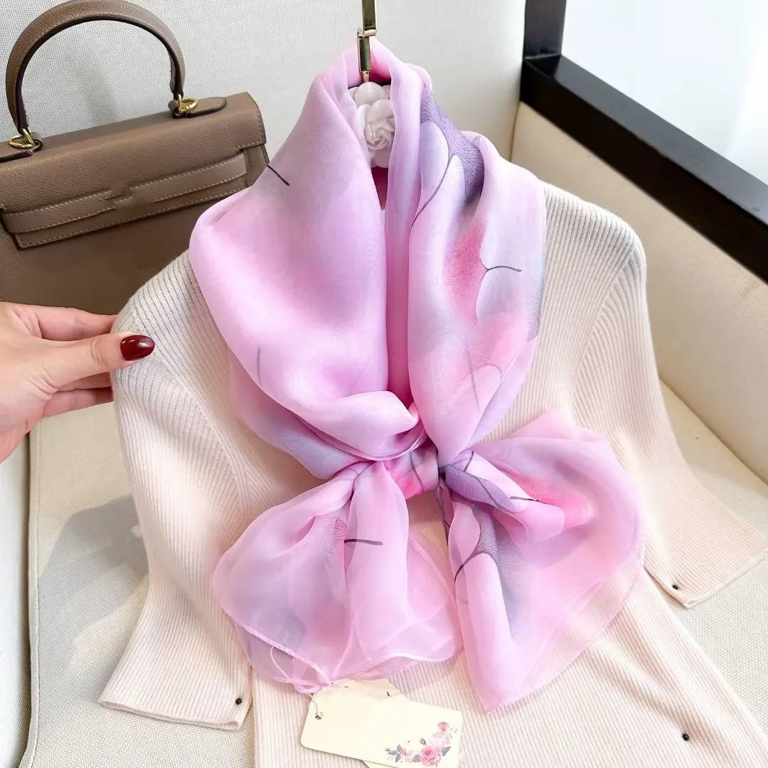 180*135cm Luxury Brand Summer Female Pareo Beach Scarf Women Sunscreen Outdoor Shawl Wrap Chiffon Soft Large Bandanna Foulard