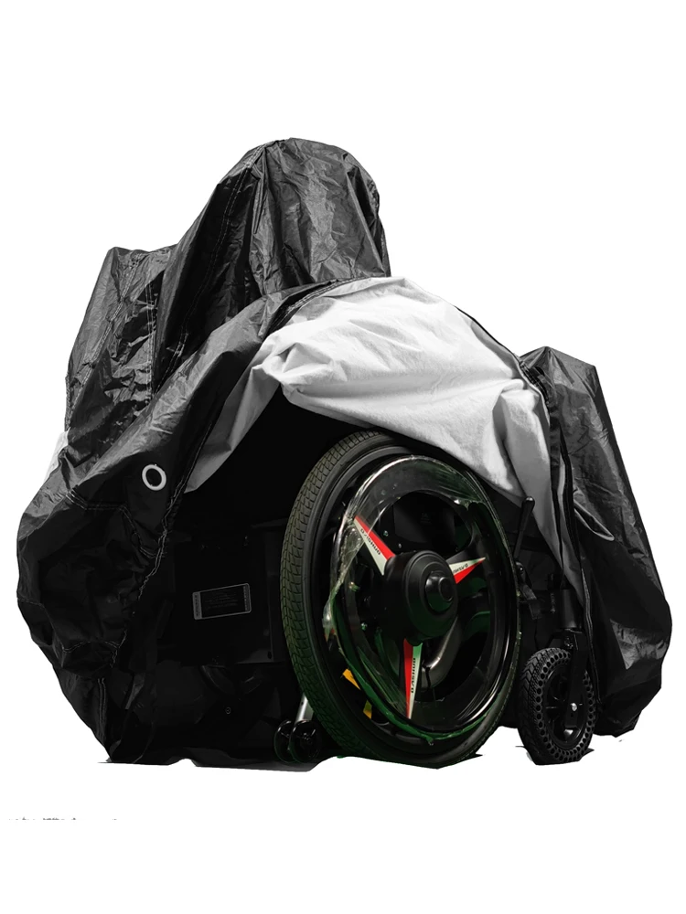 Dust Prevention Electric Wheelchair Cover for Storage,Waterproof Mobility Scooter Cover with Adjustable Drawstring