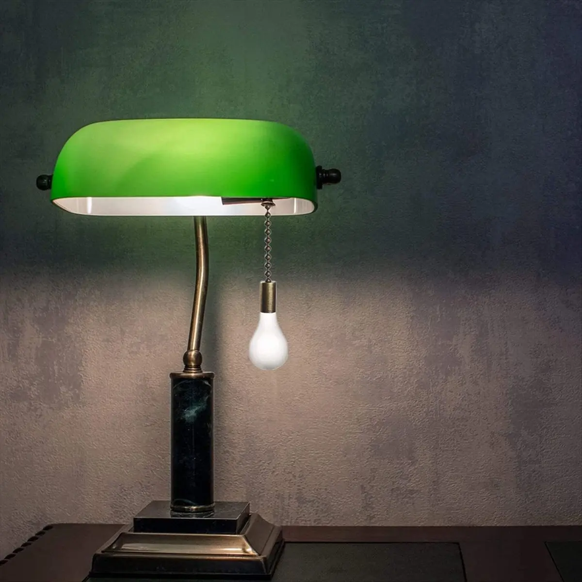 Set di catenelle per ventilatore da soffitto - 13,6 pollici, rame, design ventola e lampadina, 2 pezzi oro