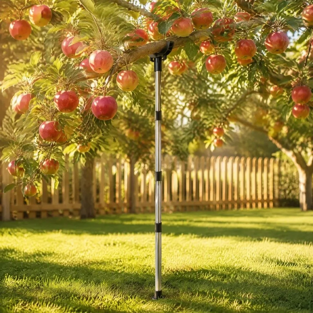 Stainless Steel Tree Support Stake Sturdy Durable Branch Support Brace Prevent Breakage 1.5m/1.9m Garden Plant Stake