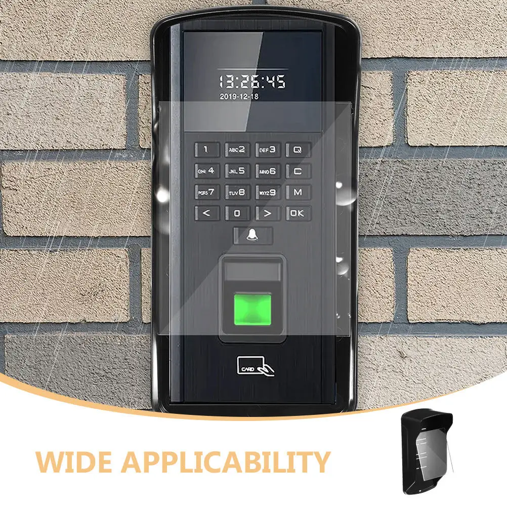Fitting Doorbell Cover Outdoor Plastic Waterproof Rainproof Doorbell Chime Cover for Protection Against Weather Conditions