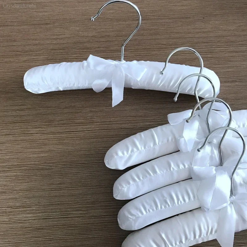 Baby Clothes Colorful Hanger Hanging Hook Silk Small Plastic Hook Satin Sponge Racks 25cm Quality Clothing Candy Color Hangers