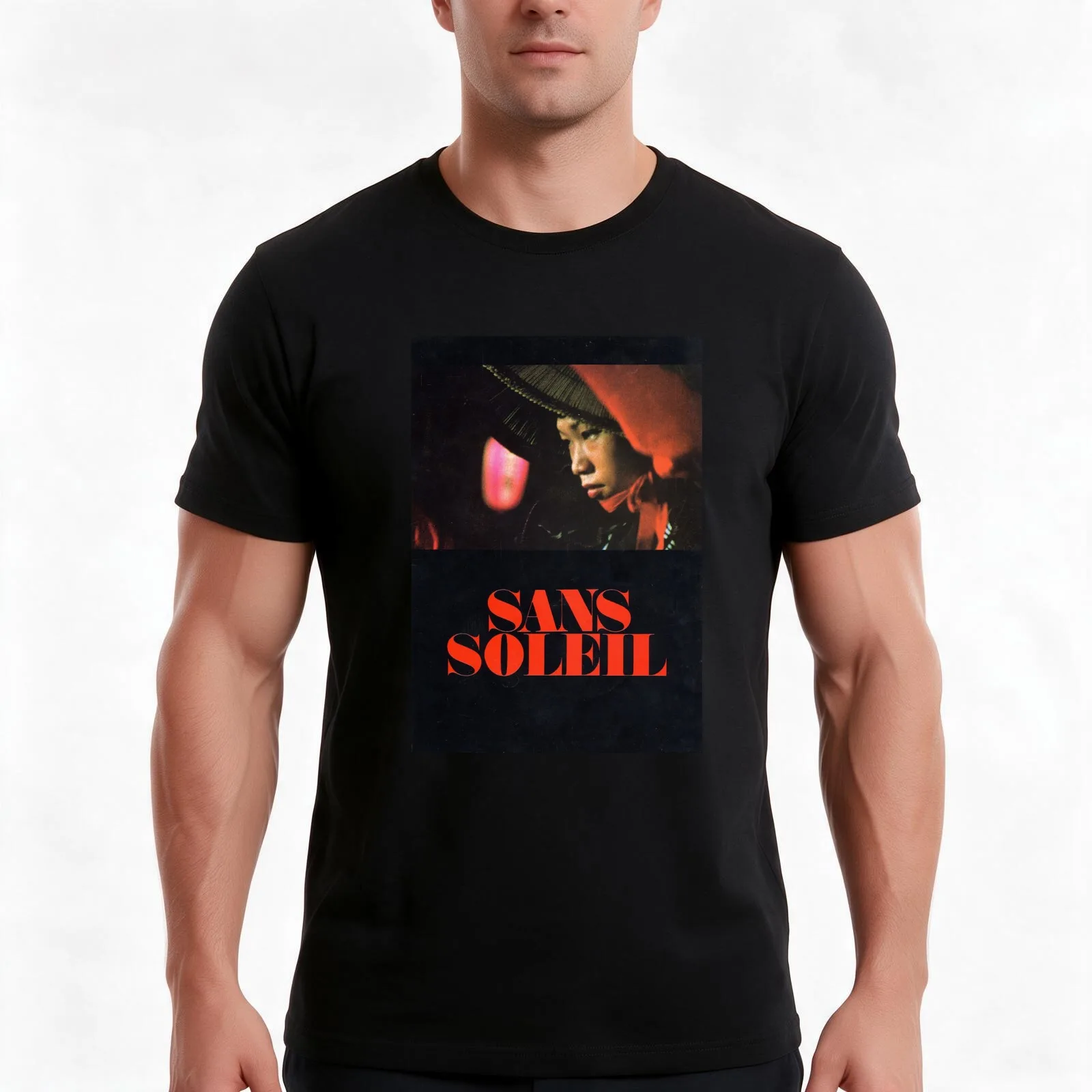 Chris Marker - Sans Soleil #1 T-Shirt, Summer Casual Cotton Tee, Oversized Streetwear Tops, Vintage Graphic Print, 100% Cotton