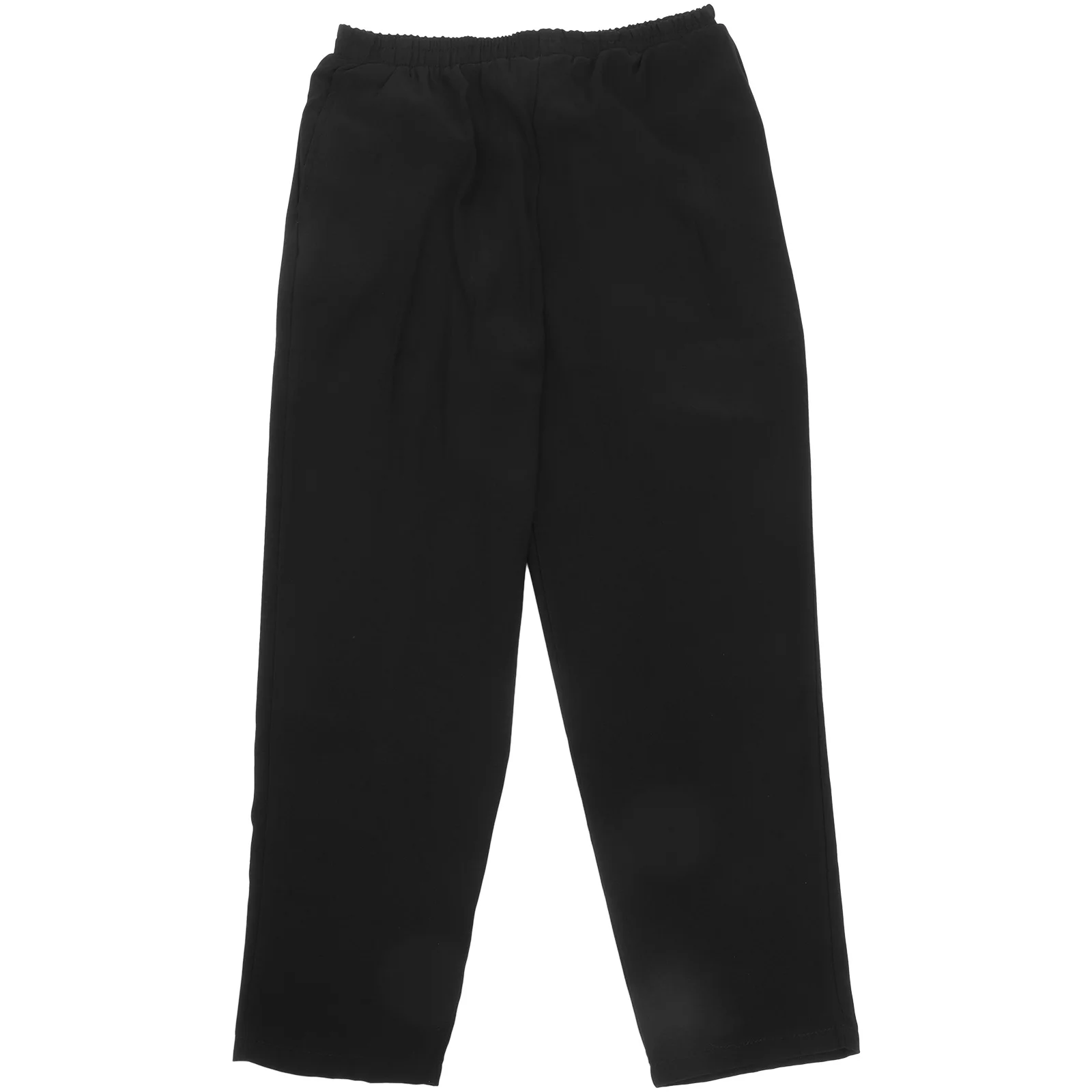 Pantalon de Chef respirant en Polyester de qualité supérieure, résistant à l'huile, facile à laver, pantalon de travail noir pour cuisine, hôtel, Restaurant, uniforme pour hommes