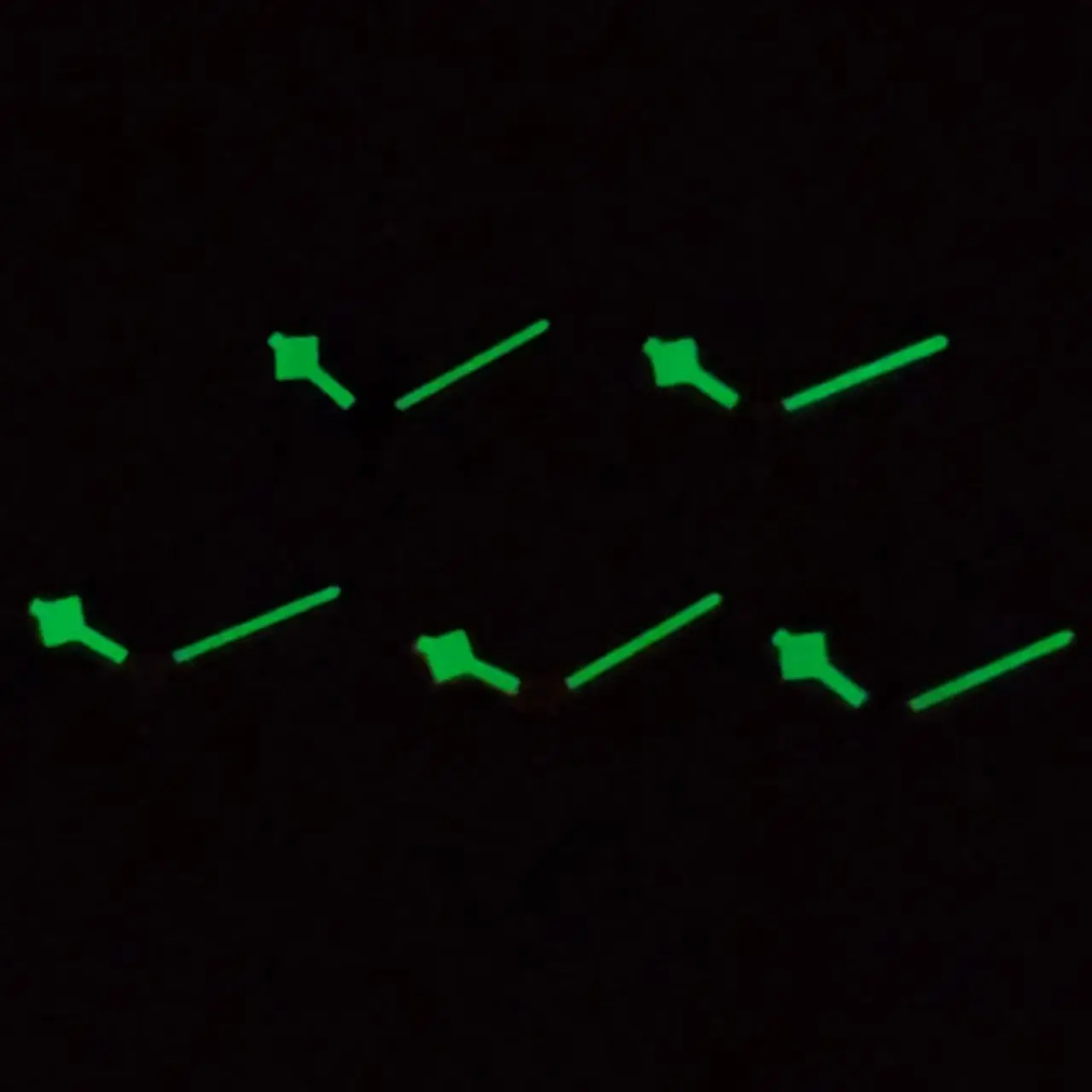 Watch Accessories VK64 Hand White golden Black Snowflake Hands Green Luminous for VK64 Quartz movement For men's watches