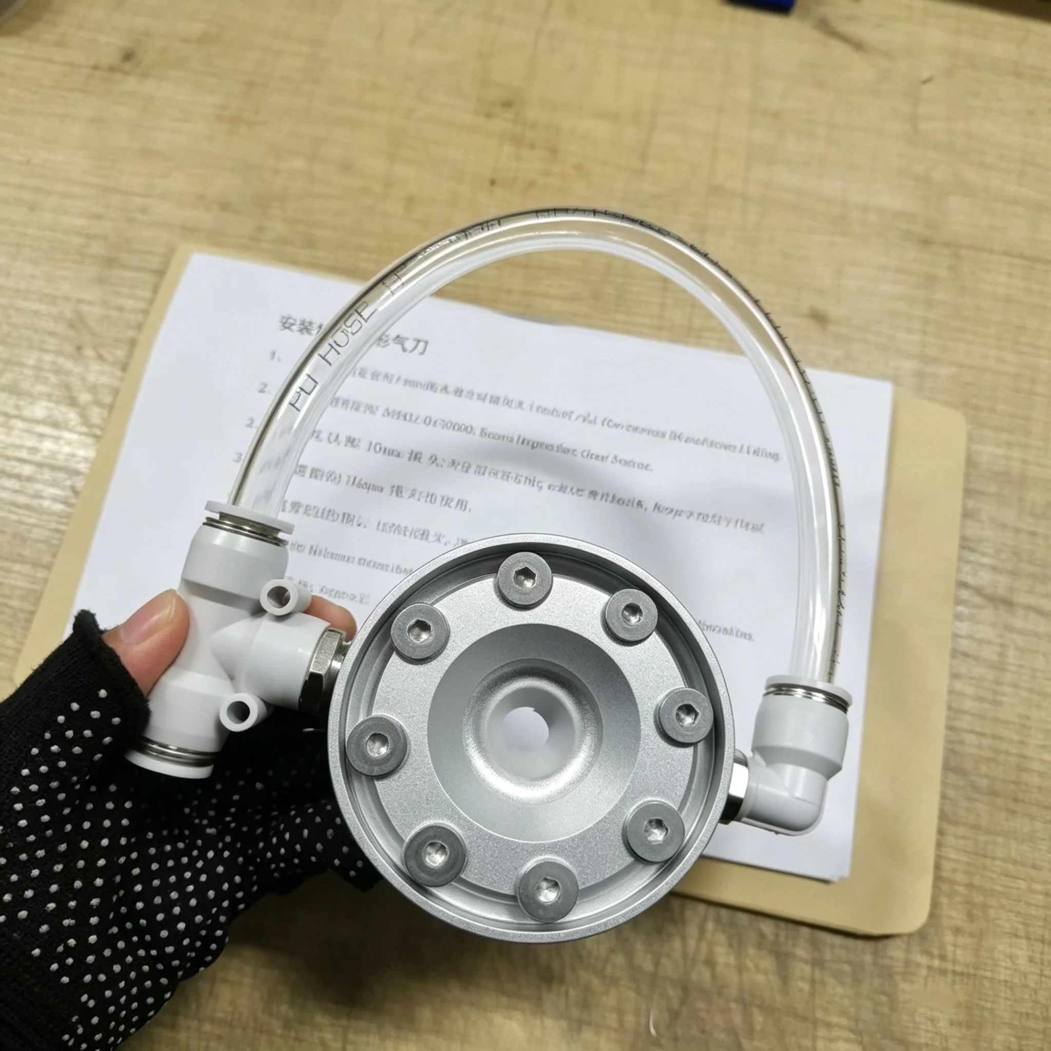 Aluminum Alloy Circular Ring Type Dust Blower Cooling System for Stainless Steel Water Blowing Industrial Use
