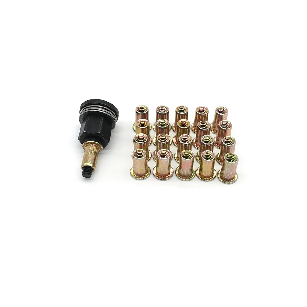 Manual Rivet Nut Tool Set for Fast Installation of Hexagonal Nuts Sizes 6 to 10 for Multiple Industrial Applications