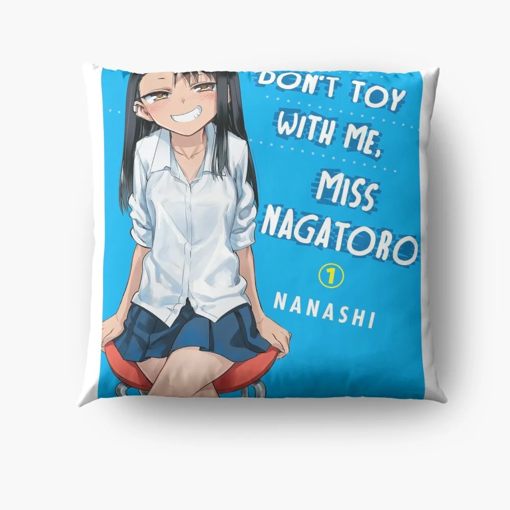 Ijiranaide Nagatoro San Nagatoro Hayase Home Decoration Pillow Cases Sofa Car Throw Pillow Cushion Cover