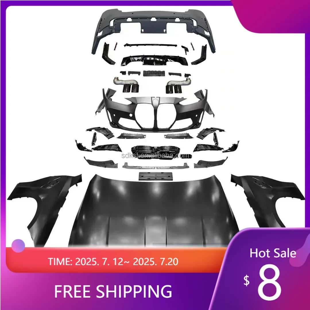 

M4 Body Kits for BMWs 4 Series New G22 Bumper Two-door 4 Series