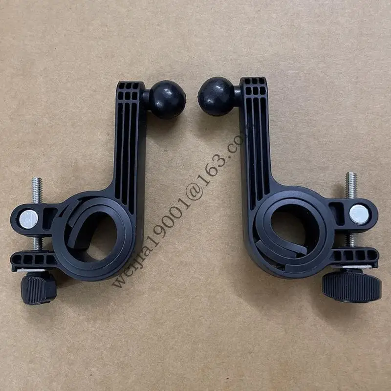 Upgrades Handlebar Clamp Mount Base Mount Adapter Plastic Handlebar Clamp Mount Base for 17mm Ball Socket Devices