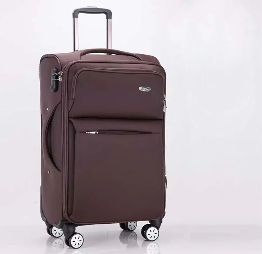 Durable and anti-fall zipper Oxford cloth suitcase LY1168