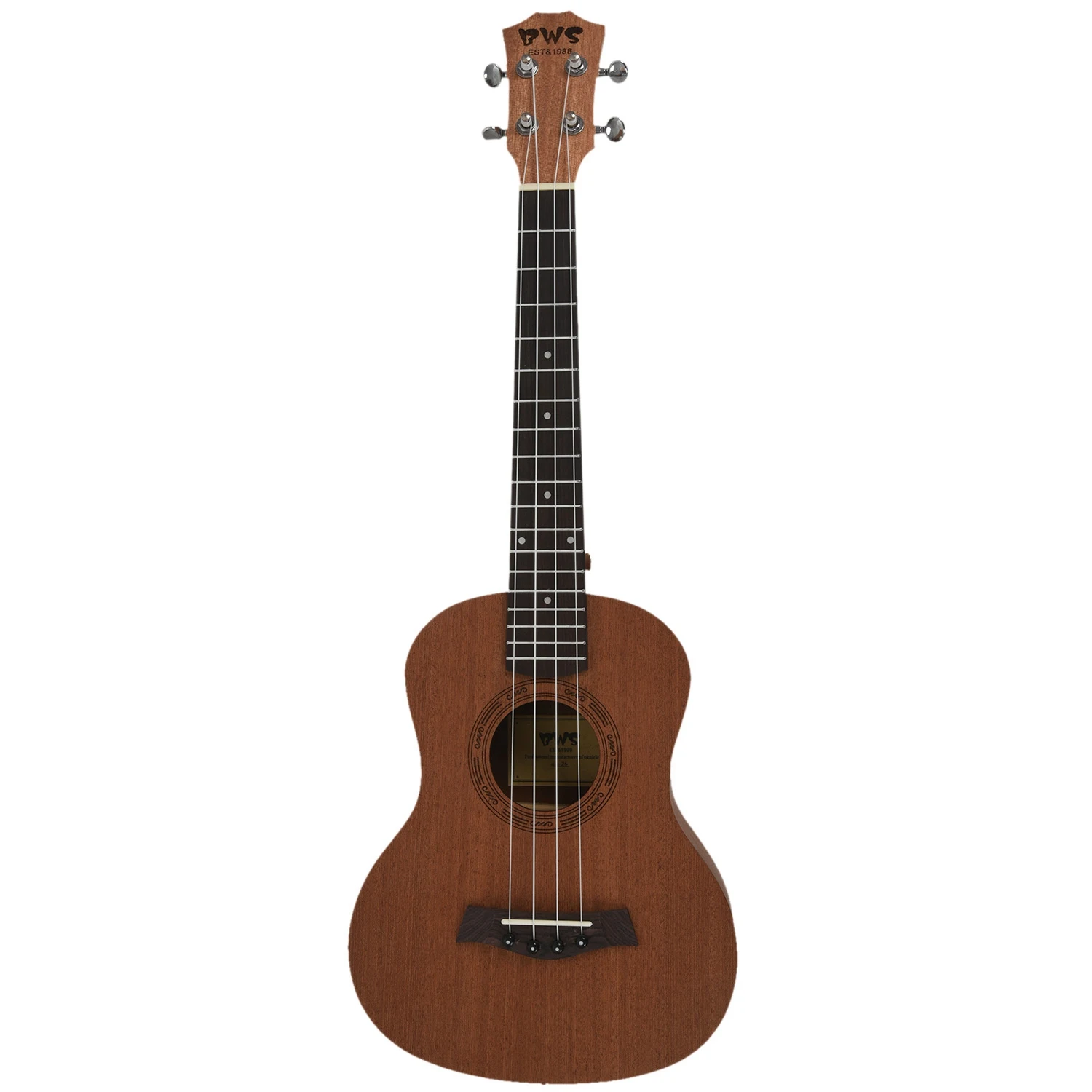 

Bws Est & 1988 26 Inch Mahogany Wood 18 Fret Tenor Ukulele Acoustic Cutaway Guitar Mahogany Wood Ukulele Hawaii 4 String Guitar