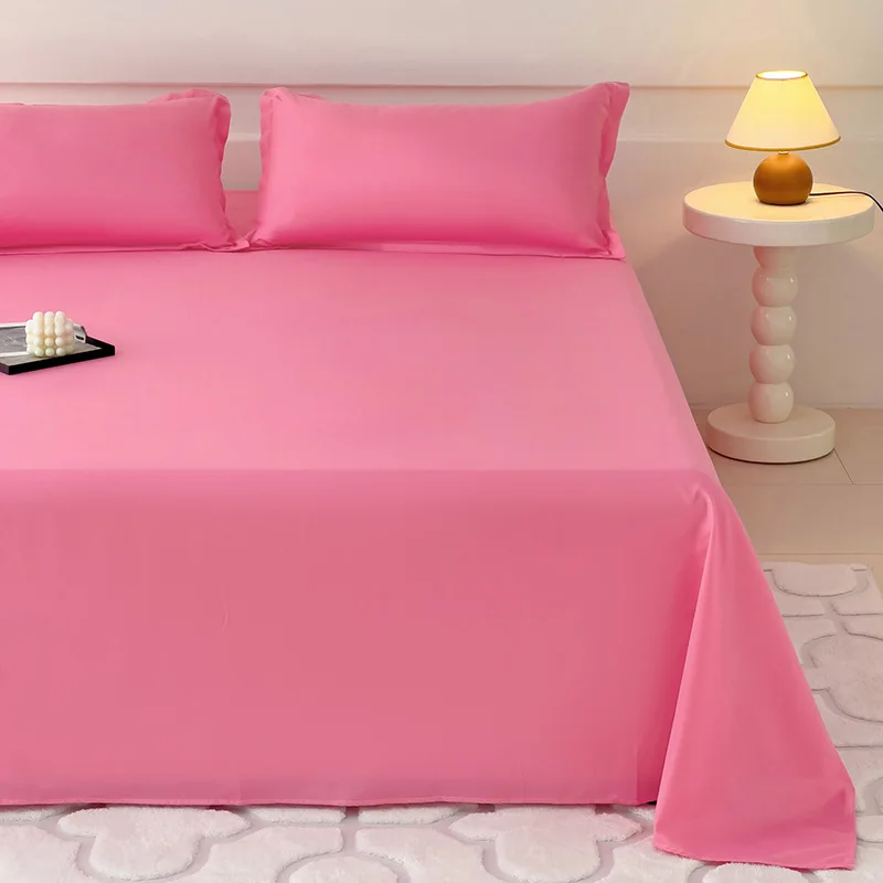 10 ألوان ملاءات مسطحة بلون علوي ملاءات مريحة ومتينة للفراش ملاءات مسطحة لغرفة النوم والفندق ملاءات سرير مسطحة فاخرة #3