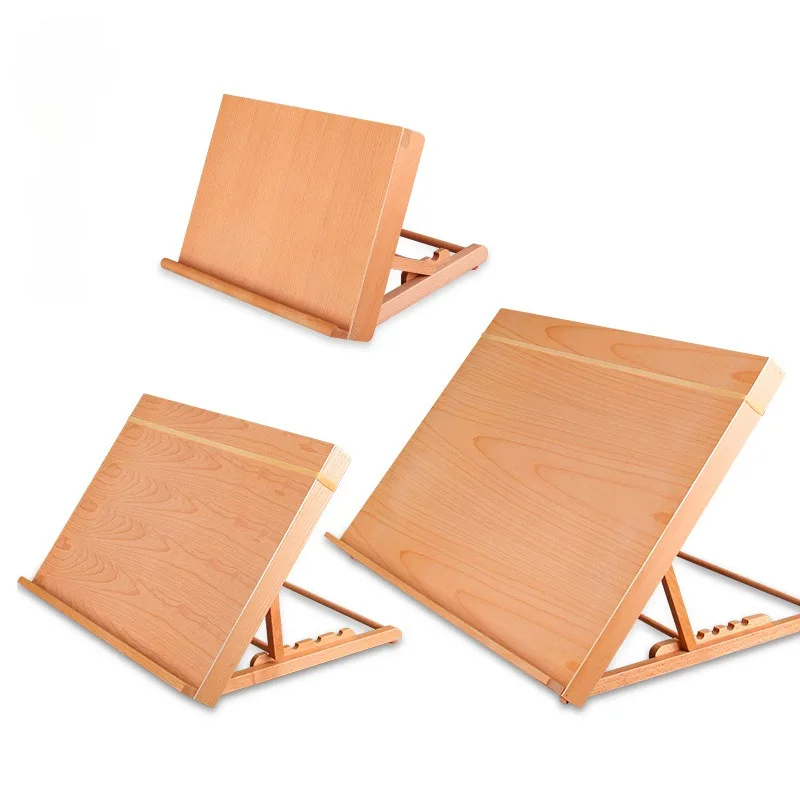 Desktop Beech Wood Stand For Drawing Board A2 A3 A4 Painting Frame Folding Painting Sketch Easel For Outdoor Steching