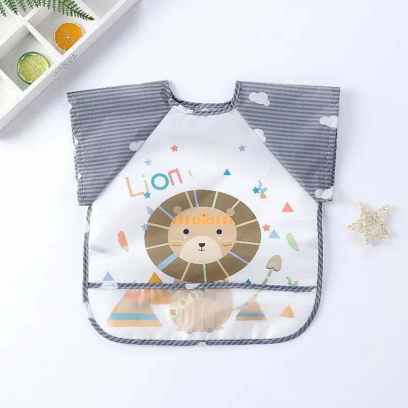 

Waterproof Infant Eating Children Drawing Sleeveless Baby Bandana Bibs Cute Baby Bibs Soft Cotton Baby Bib Meal Burp Cloths