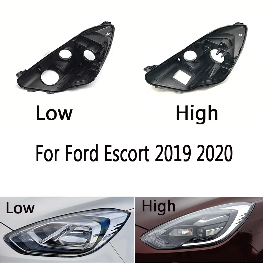 

HTTCY For ford Escort 2019 2020 Headlight Base Headlamp House Headlight Base Headlamp House Car Rear Base Headlight Back House