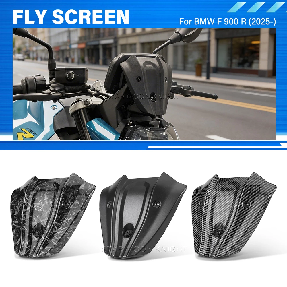 

NEW Mini Windshield Front FLY SCREEN Deflector Front Wind Deflector For BMW F 900 R F900R F 900R 2025- Motorcycle Accessories