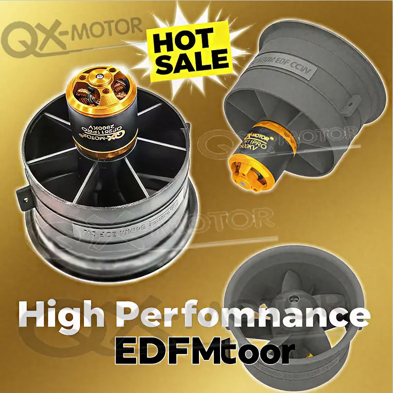 

QX-MOTOR 64 мм EDF QF-2611 PRO 5 лопастей с каналами 4000 кВ/3200 кВ/2900 кВ по часовой/против часовой стрелки для радиоуправляемого двигателя вентилятора, бесщеточный вертолет, часть реактивного самолета
