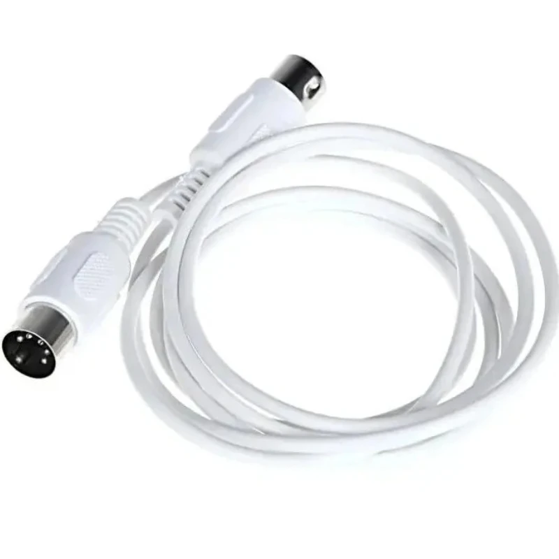 1Pcs MIDI Extension Cable 5 Pin Male to 5 Pin Male Electric Piano Keyboard Instrument PC Cable, 1.5M