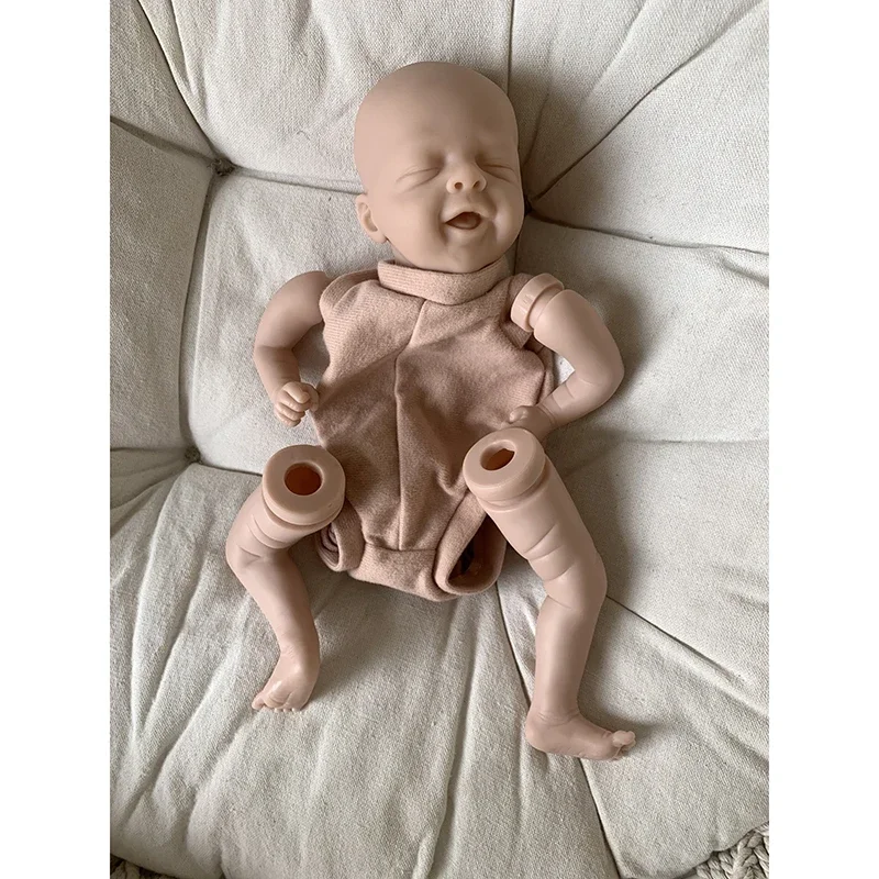 11inch Reborn Doll Kit Salia with Signature Unfinished Mini Doll Parts Reborn Blank Doll Kit with Body and Eyes