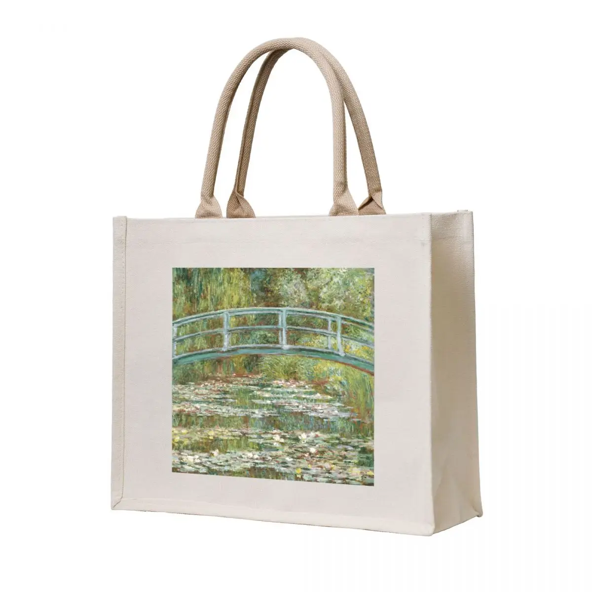 

Monet, Bridge over water Lilies Tote Bag bags luxury women tote bag screen Gift bags