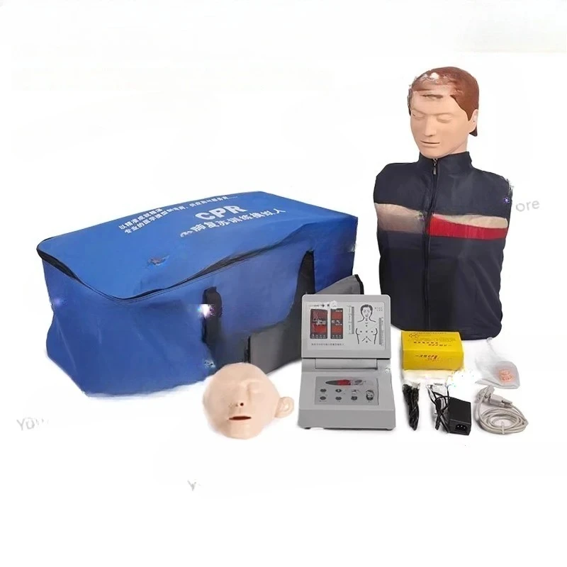 

Half Body Adult CPR Training Manikin First Aid Training Model Teaching Dummy Professional Nursing Training Mannequin