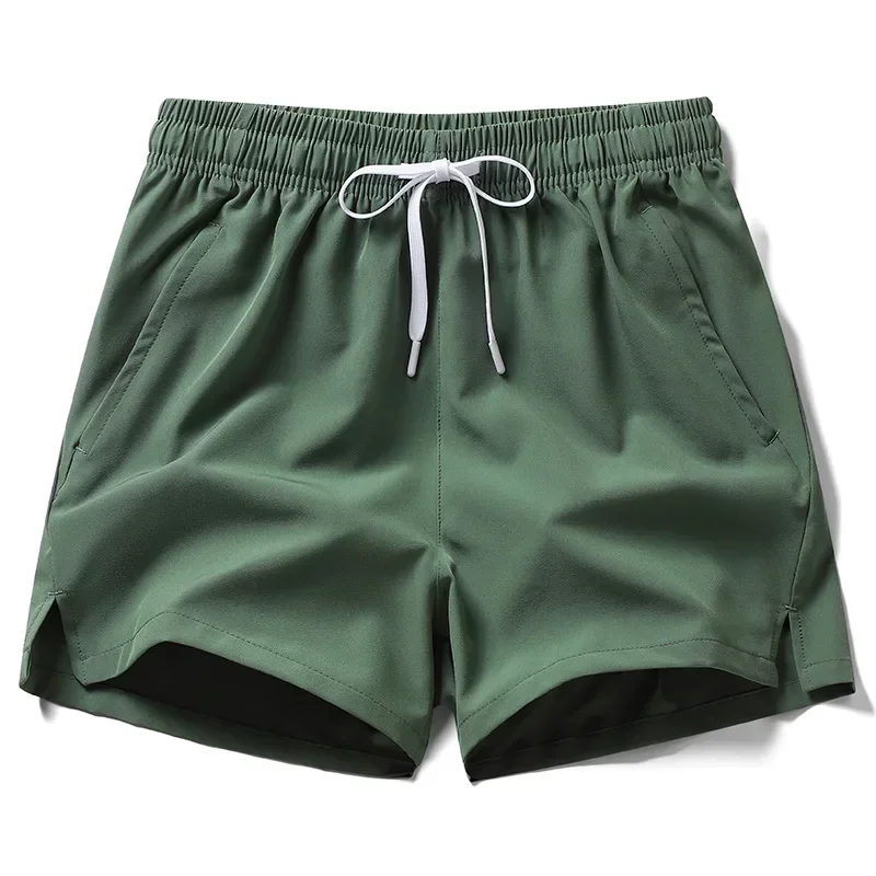 Gym Shorts Mens Sports Sweatpants Pockets Gym Casual Shorts Basic Lightweight Pants Running Jogging Beach Shorts Men Swimwear, image 9