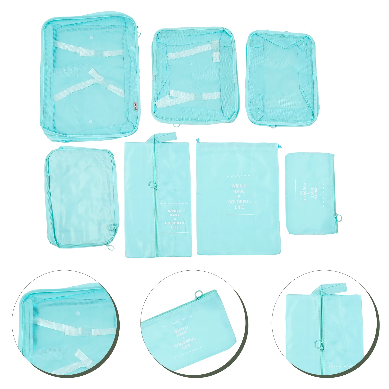 

1 set Waterproof Dustproof Laundry Storage Bags Travel Packing Organizer For Clothes Toiletries Lightweight Suitcase Clothing