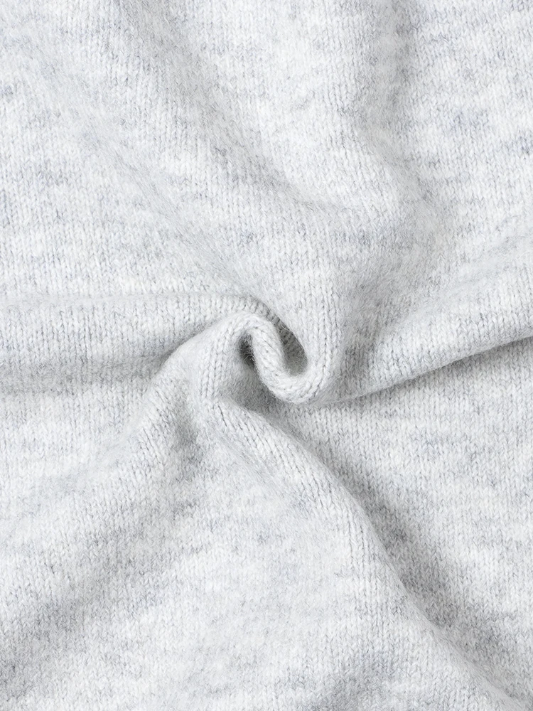 Cárdigan de punto a la moda para mujer, Top de manga larga con cuello redondo para ropa de temporada Otoño Invierno