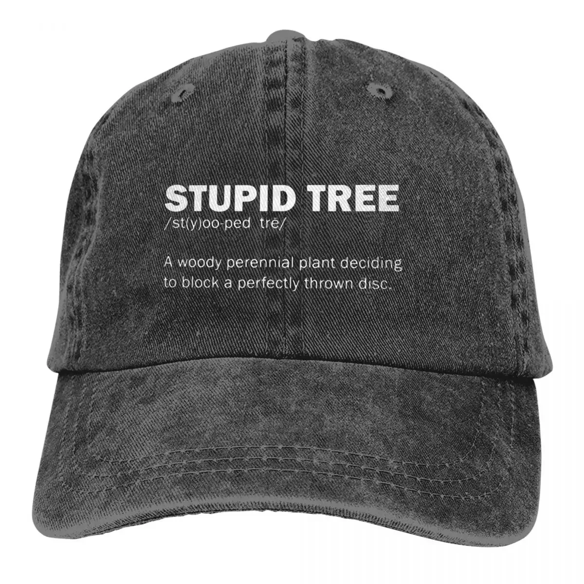 Stupid Tree Definition Baseball Cap Men Hats Women Visor Protection Snapback Disc Golf Baskets Throw Sport Caps