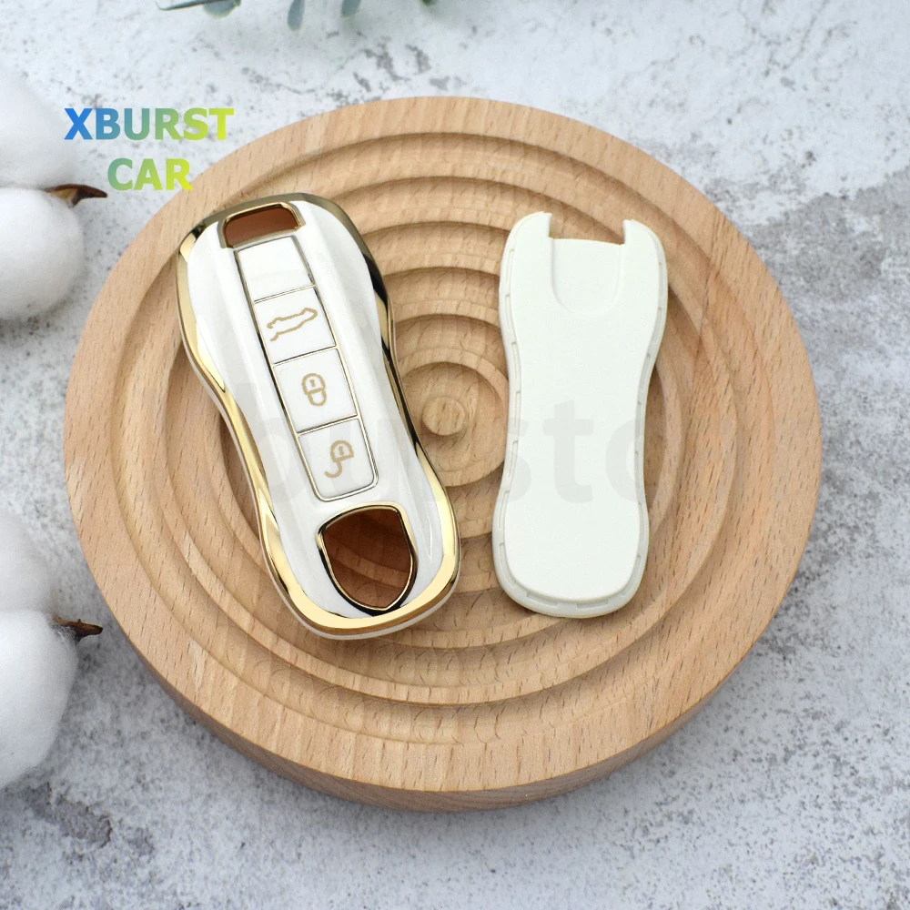 TPU Car Key Case Cover For Porsche Cayenne 958 911 Lepin 996 Macan Boxster Panamera 997 944 924 Panamera 718 971 9YA