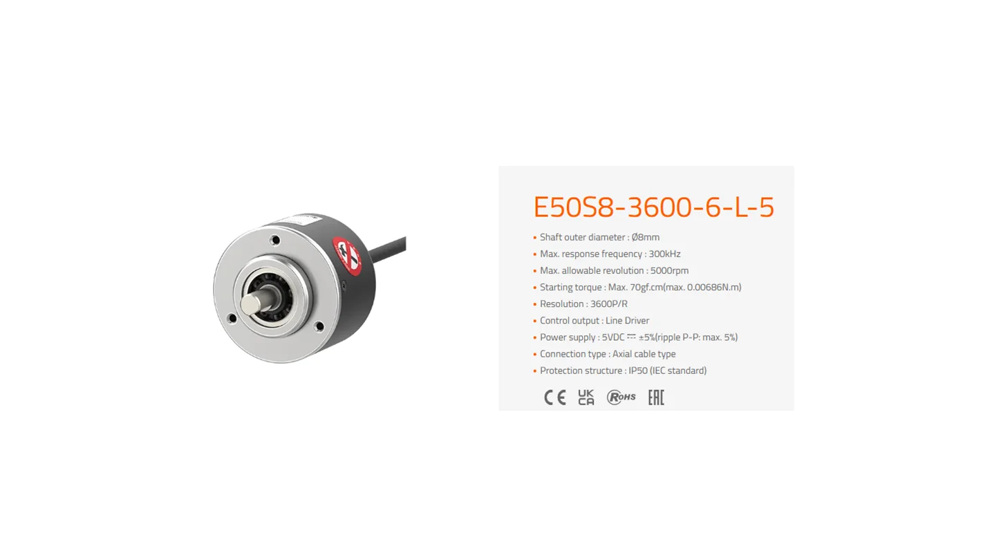 E50S8-3600-3-T-24 E50S8-2500-6-L-5  E50S8-3600-6-L-5 AUTONICS New Rotary Encoder 3-T-24 3-N-24 3-V-24