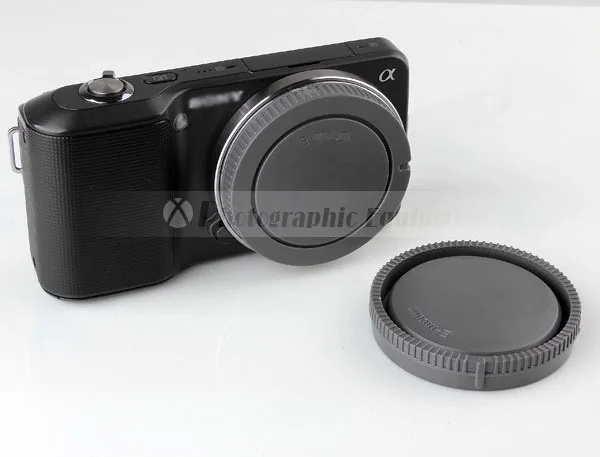 100PCS/Lot New Black Camera Body Cover Lens Rear Cap for SONY E Mount NEX A7 A7R A5000 7 6 16-50mm