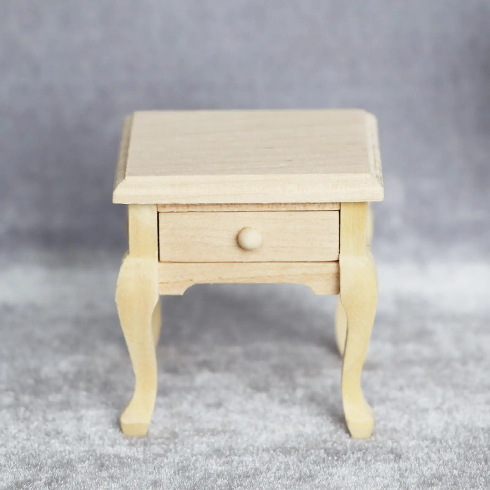 Mini Nhà Búp Bê Đồ Nội Thất Trang Trí Gỗ 1:12 NightStand Đầu Giường Để Dollhouses Đời Cảnh Giả Vờ Chơi Đồ Chơi Tự Làm Fitments