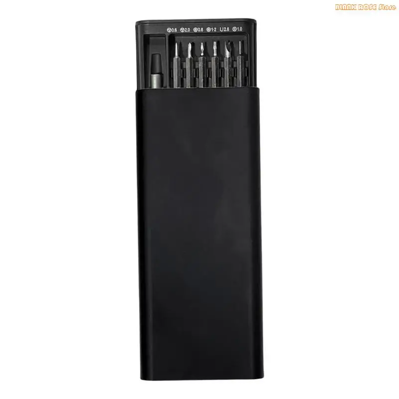 K1AE Professional 25 in 1 Electronics Precisions Screwdriver Set with Aluminum Handle and Convenient Storage Case