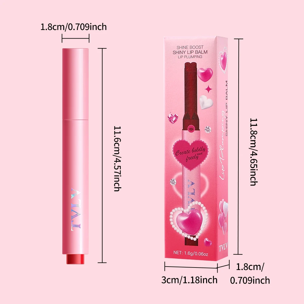 Heart-Shaped Lipstick - Color-Locking Moisturizing High-Shine