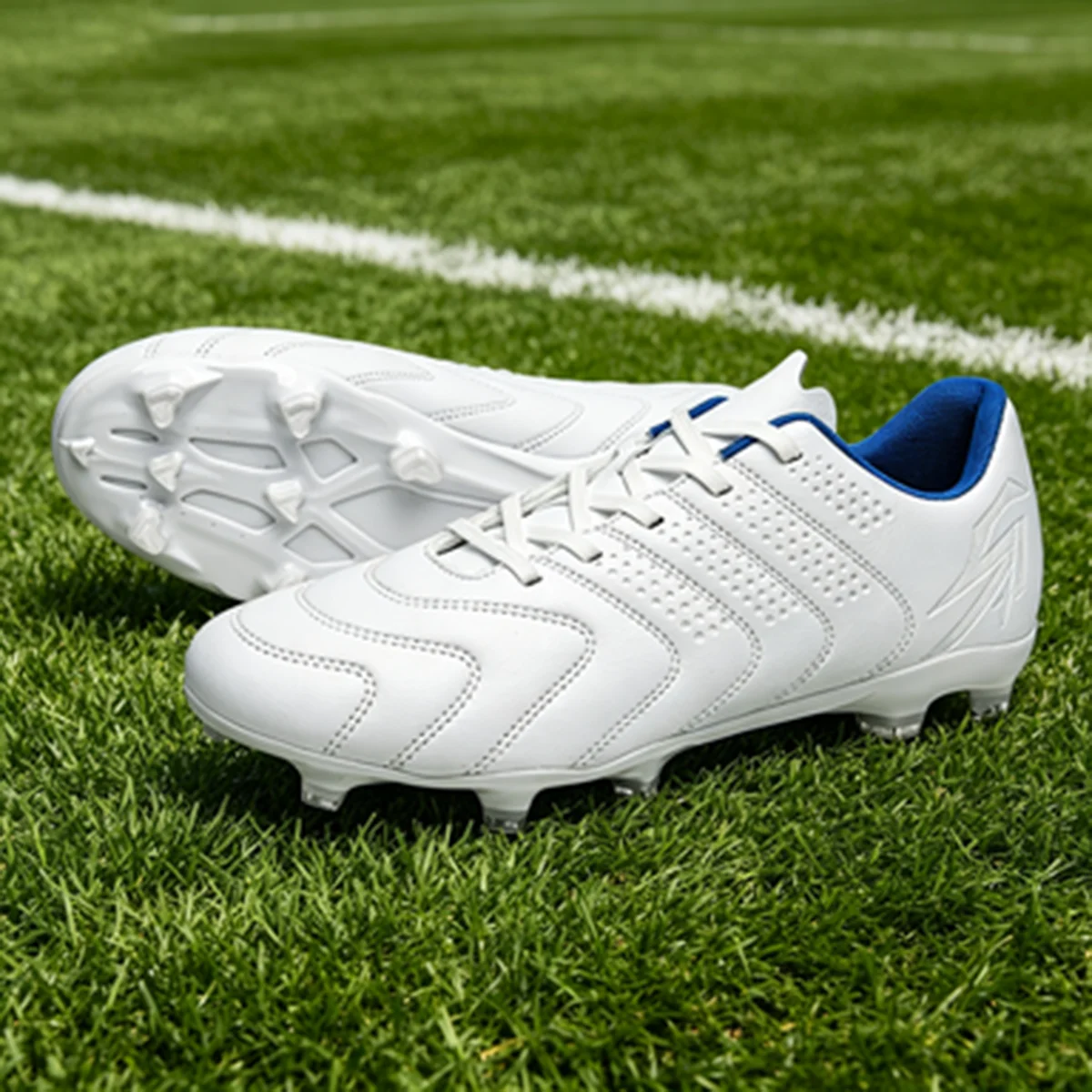 

Classic Style AG FG football shoes PU Fabric Ventilated Upper TPU Wearproof Outsole Unisex Kids Outdoor Football Shoes