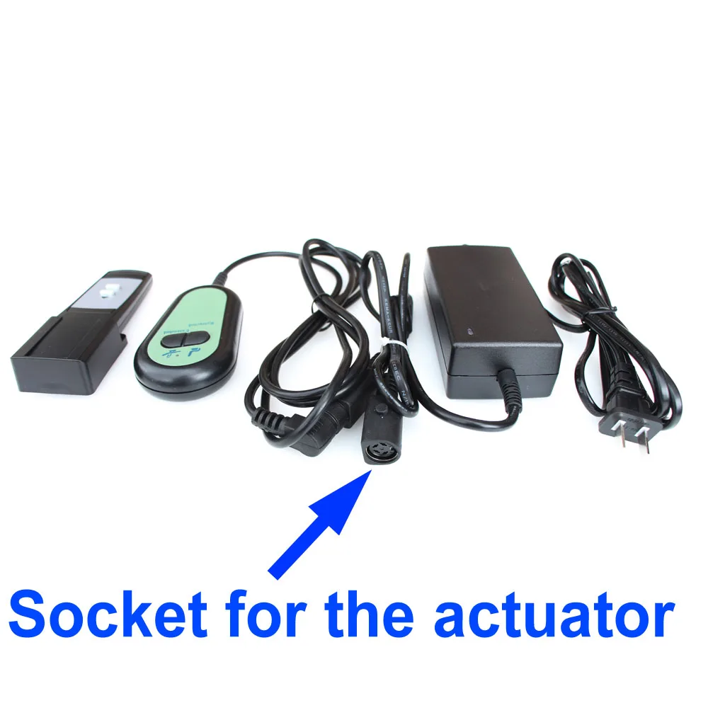 

Input AC 100-240V For 1 Linear actuator 24V 5A power supply Electric adapter Manual switch Wireless remote controller kit