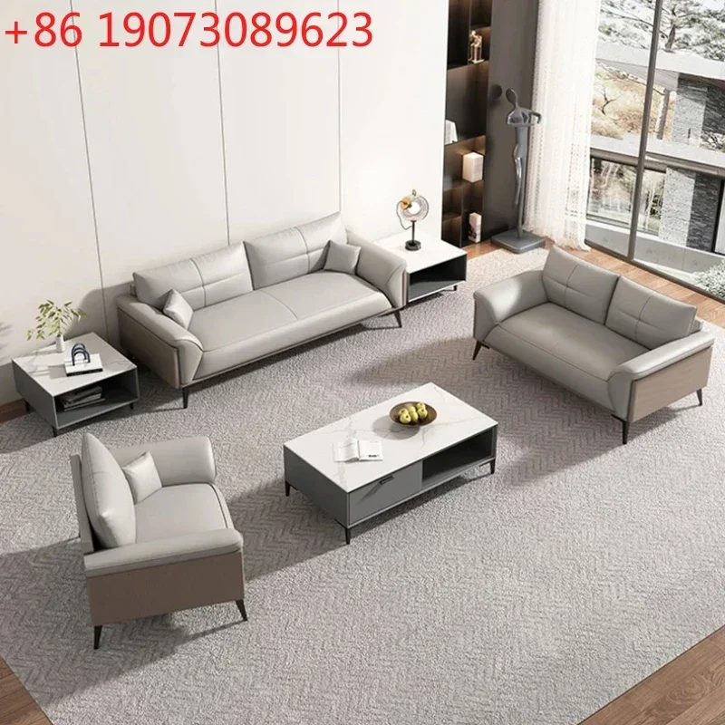 White Simple Nordic Sofa Unique Soft Two Seater Wood Puffs Living Room