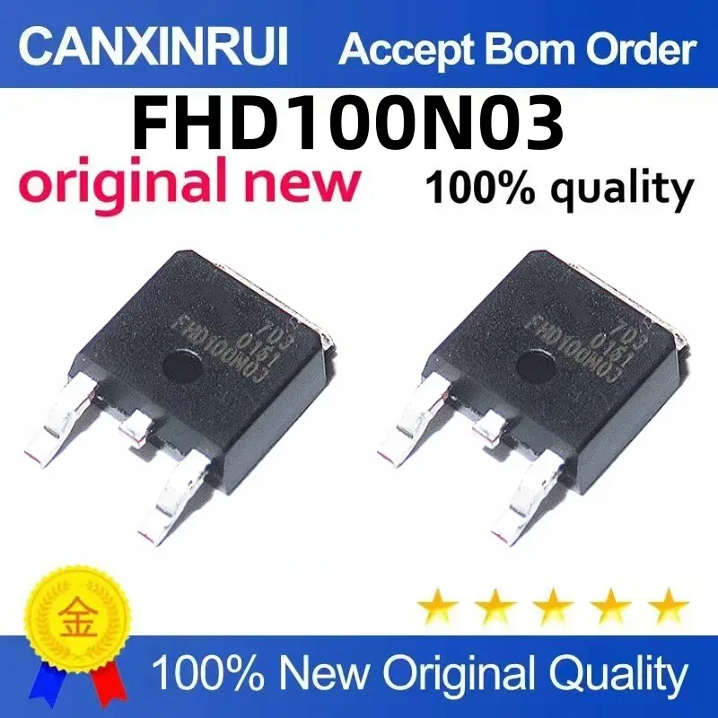 

(5-100 pieces) Brand new original FHD100N03 100A 30V TO-252 N-channel field-effect transistor spot chip IC