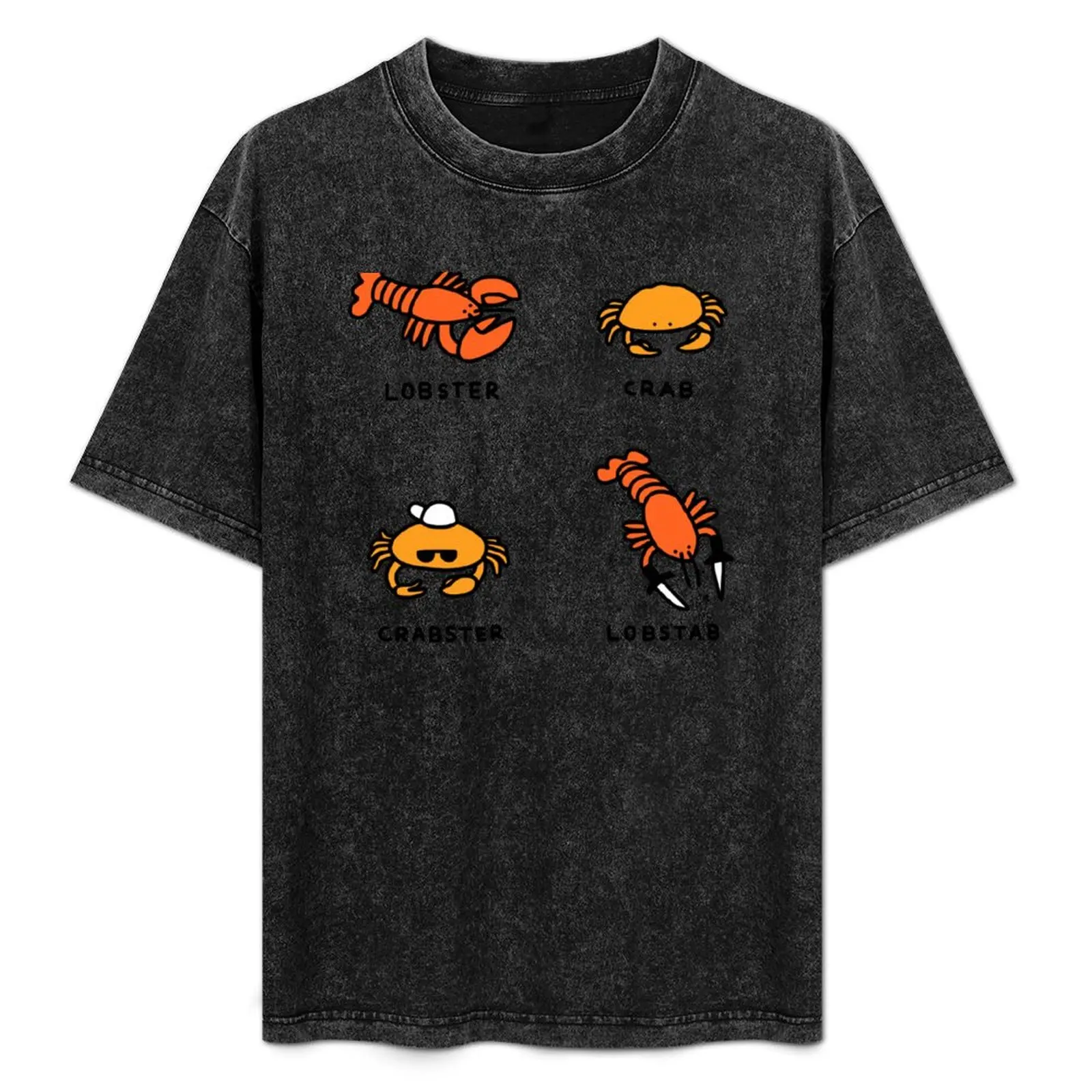 

Lobster + Crab T-Shirt Soft Lightweight Cotton T-Shirt