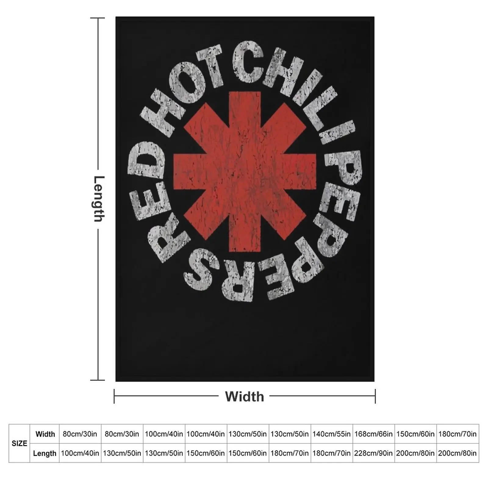 Red Hot Chill Peppers Throw Blanket Weighted Warm heavy to sleep for babies bed plaid funny gift Blankets