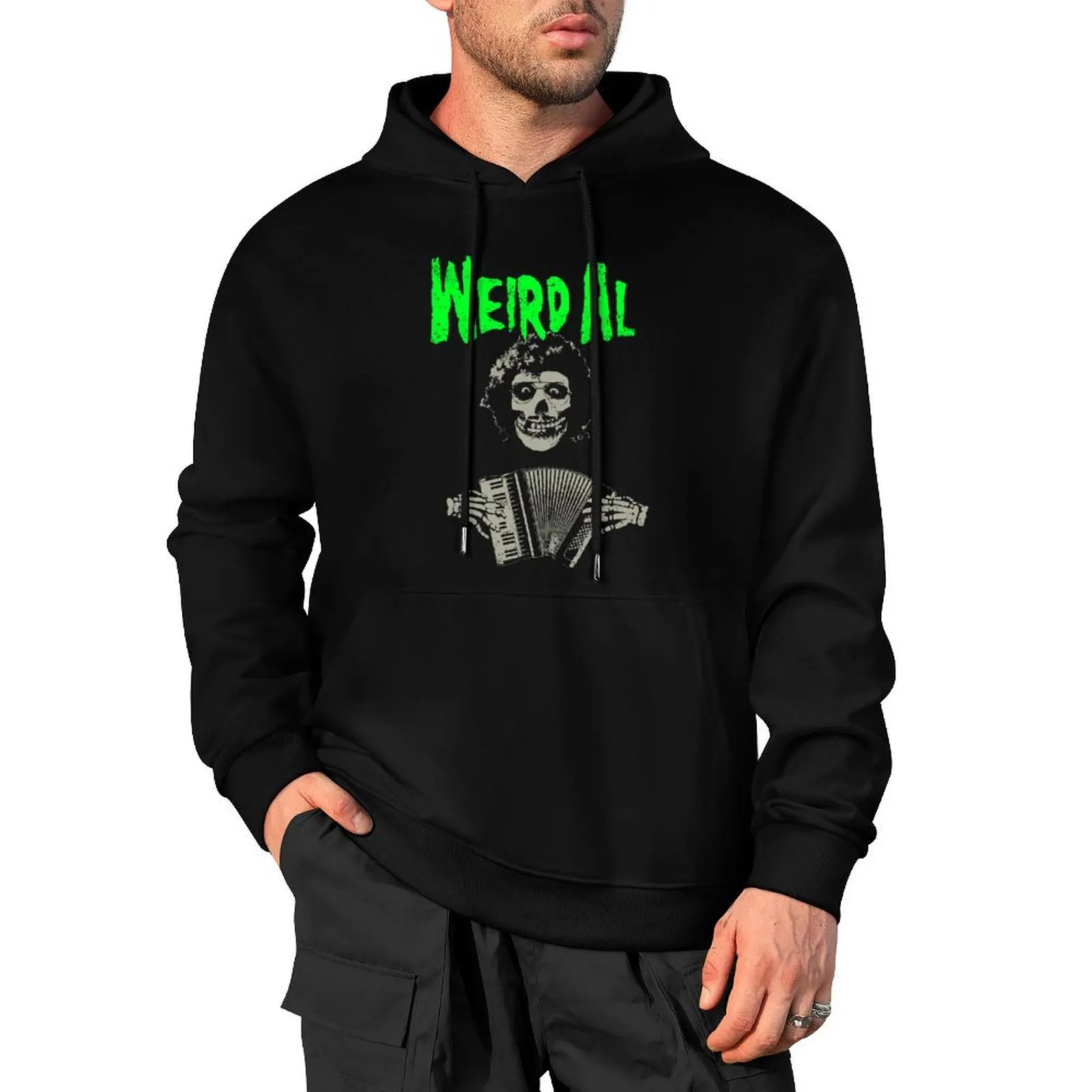 

Weird Al meets the Misfits with Accordion Pullover Hoodie graphic t shirts men japanese style men's clothes japanese hoodie