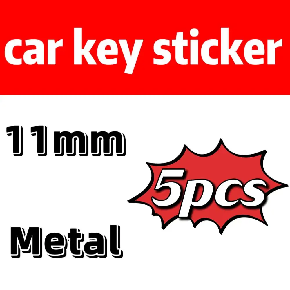 5Pcs/Lot High Quality 11mm Car Key Logo Sticker For BMVV 3 5 7 Series Remote Case Sticker Emblem