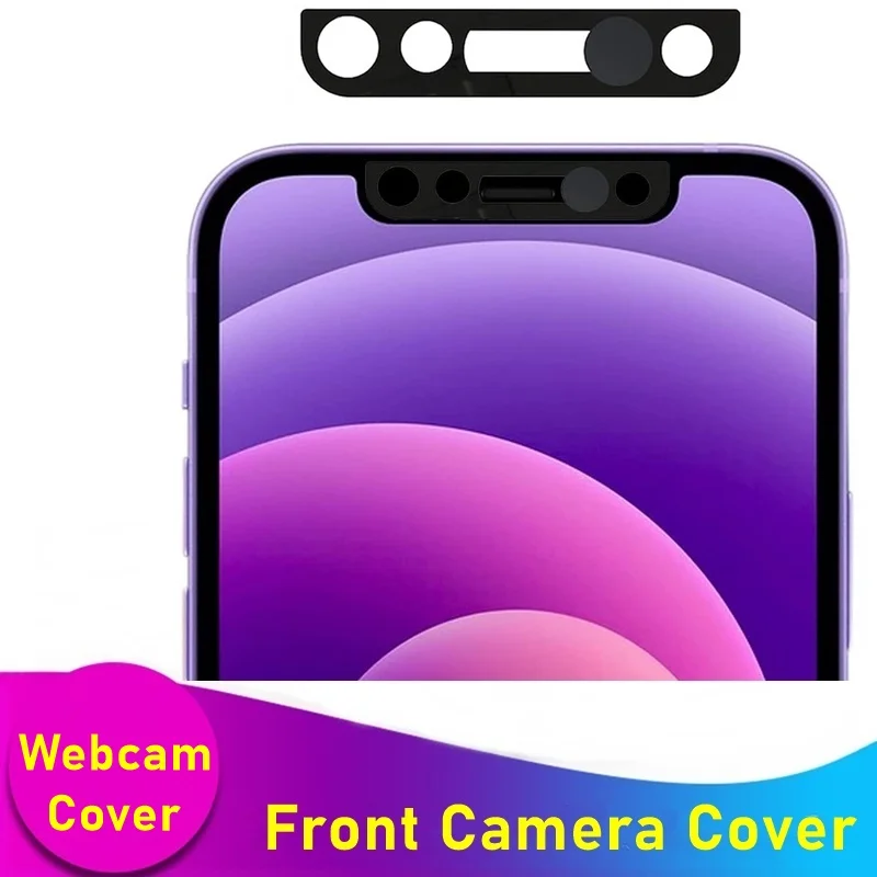 Tongdaytech WebCam Cover Front Phone Lens Cover Plastic Privacy Protector Camera Lens Case For iPhone X XR 11 12 13 14 15Pro Max