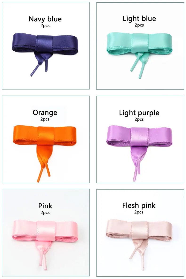 Flaches Seidenband, bunte Schnürsenkel, Candy-Farbverlauf, Satin-Schnürsenkel, Stiefel, Damen-Sneaker, Schnürsenkel, Regenbogen-Schnürsenkel, Schuhband – Detail 9