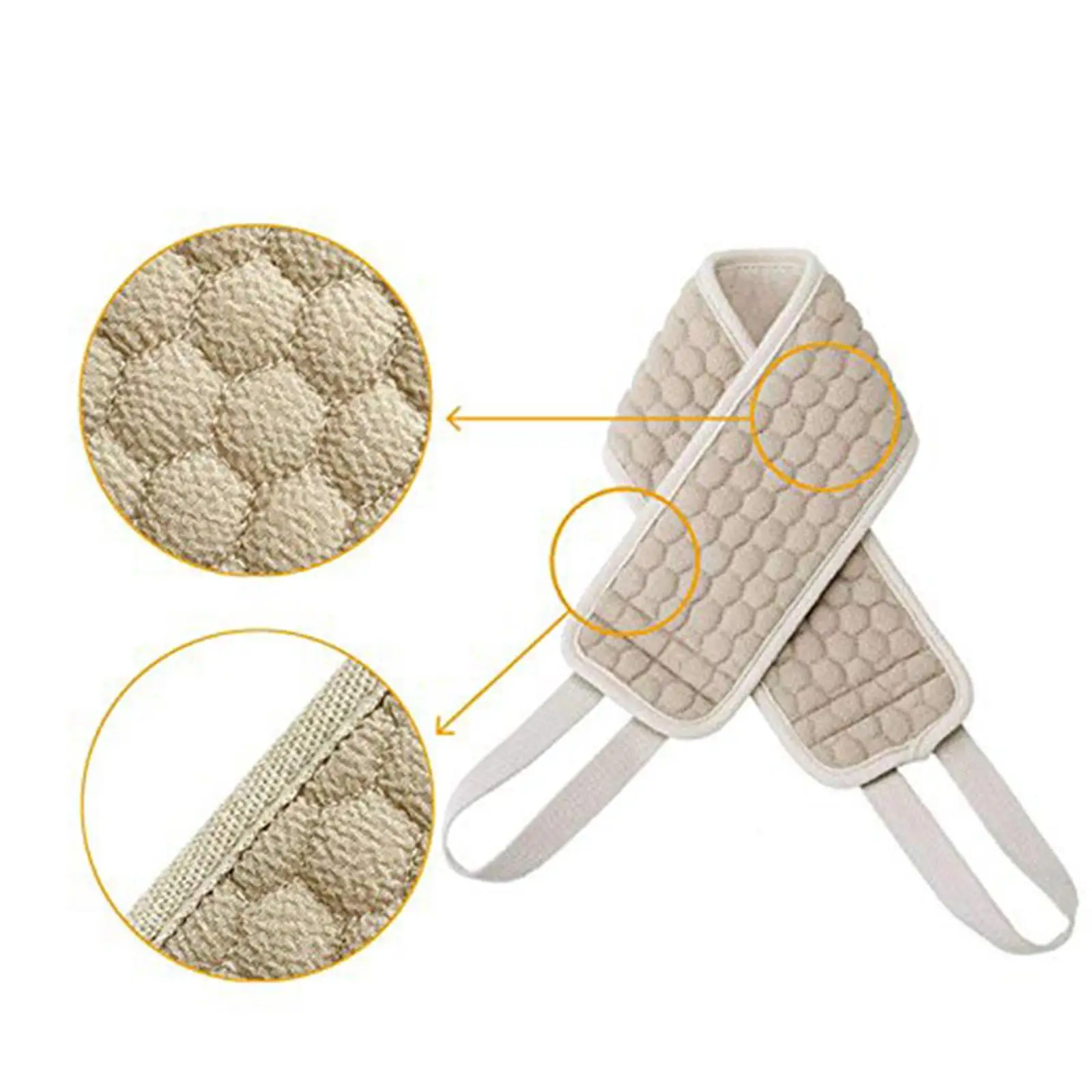 

Back Scrubber Deep Cleansing Reusable Exfoliating Scrub Washcloth Exfoliating Bath Cloth for Daily Use All Skin Types Women Men