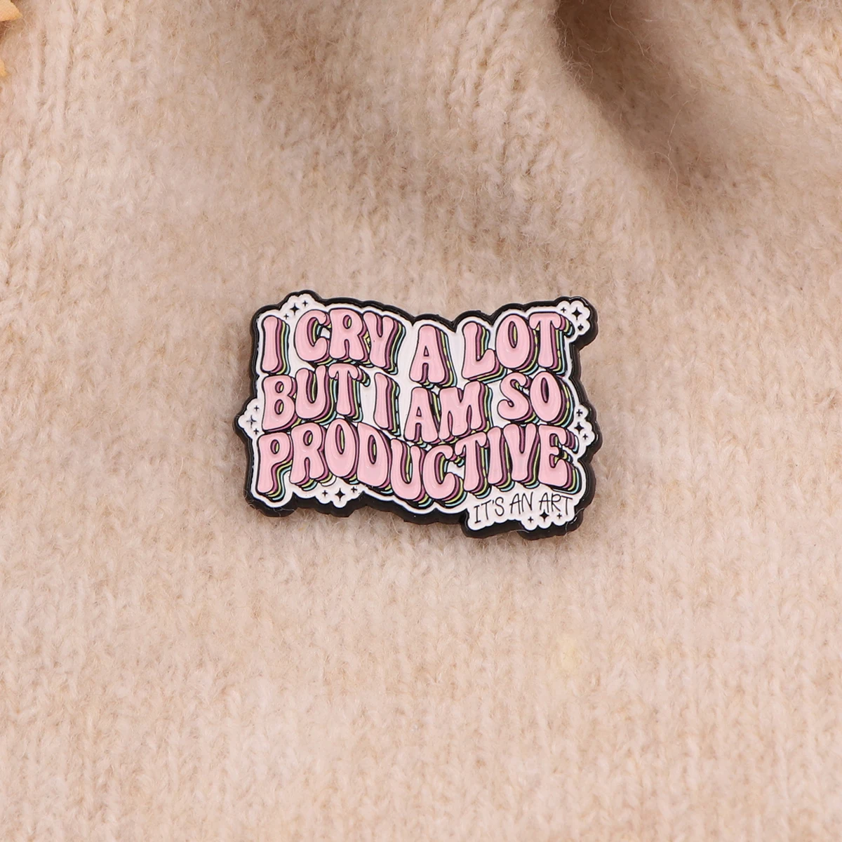 Quotation Phrase Word Enamel Pins Metal Cartoon Brooch Backpack Hat Bag Lapel Badges Men Women Fashion Jewelry Collection Gift